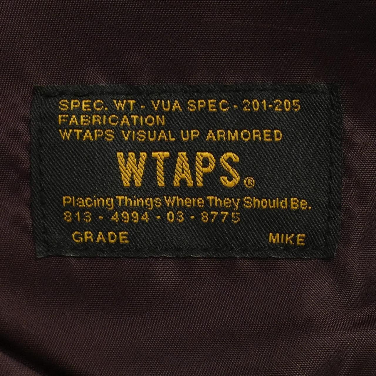 ダブルタップス WTAPS ブルゾン