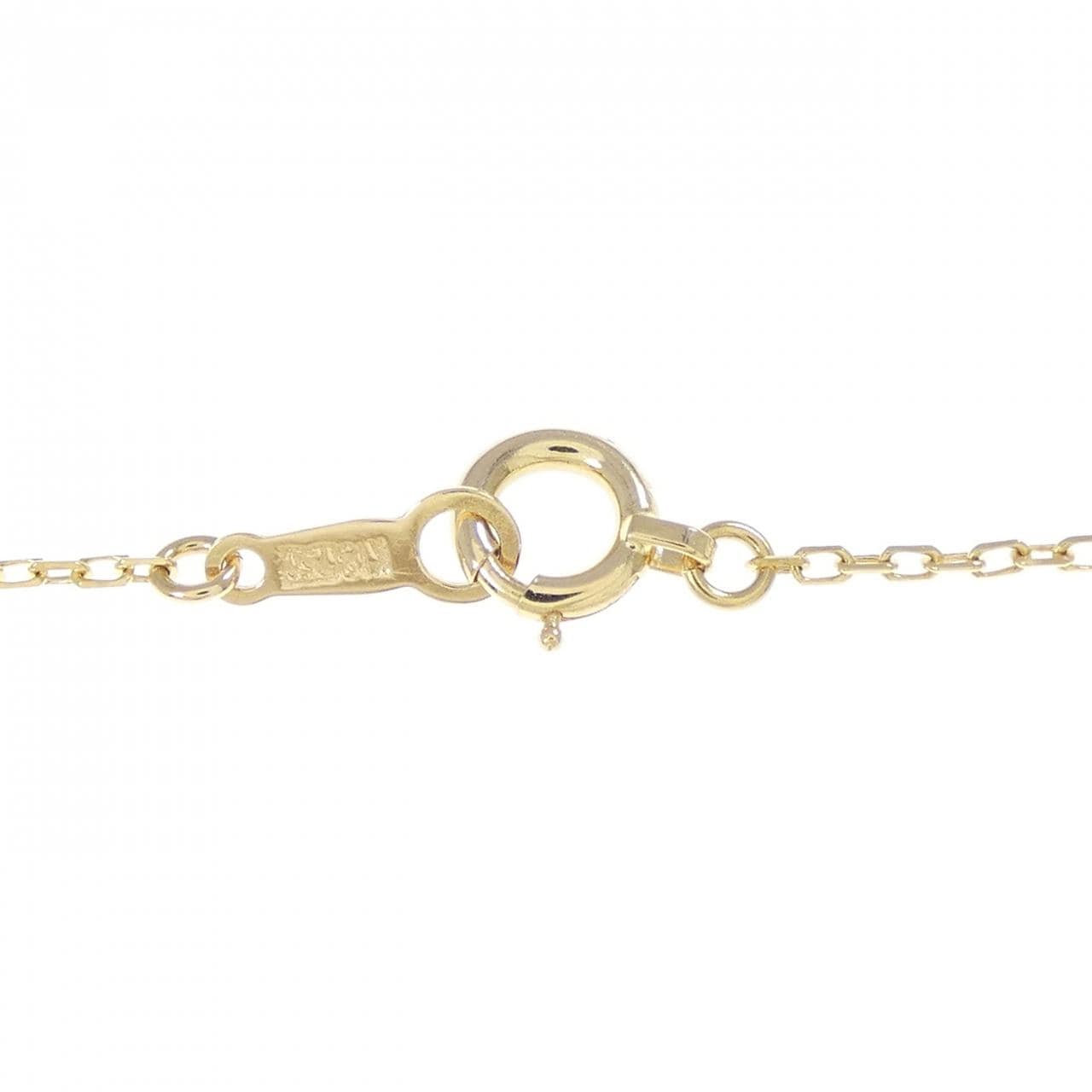 18KYG/K18YG ダイヤモンド ネックレス