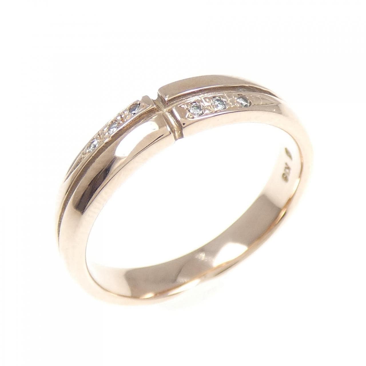 K18PG Diamond ring