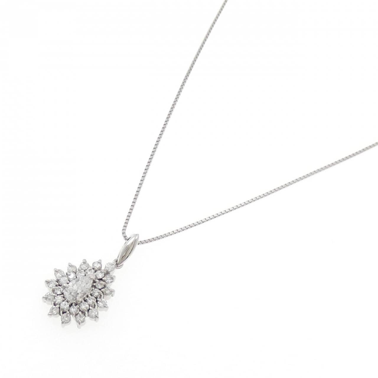 PT900/PT850 ダイヤモンド ネックレス 0.42CT