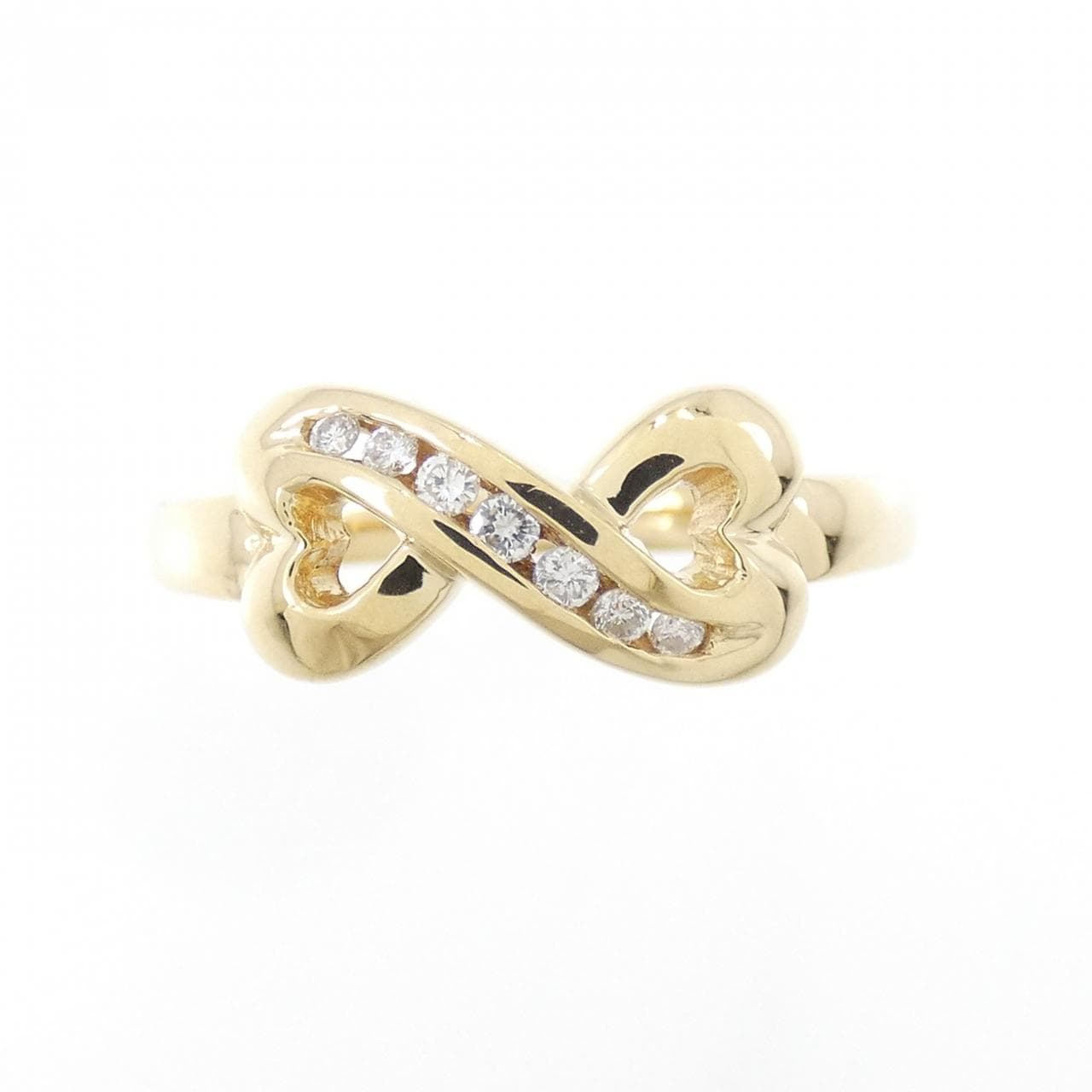 K18YG ダイヤモンド リング 0.03CT