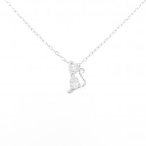 K18WG ダイヤモンド ネックレス 0.31CT