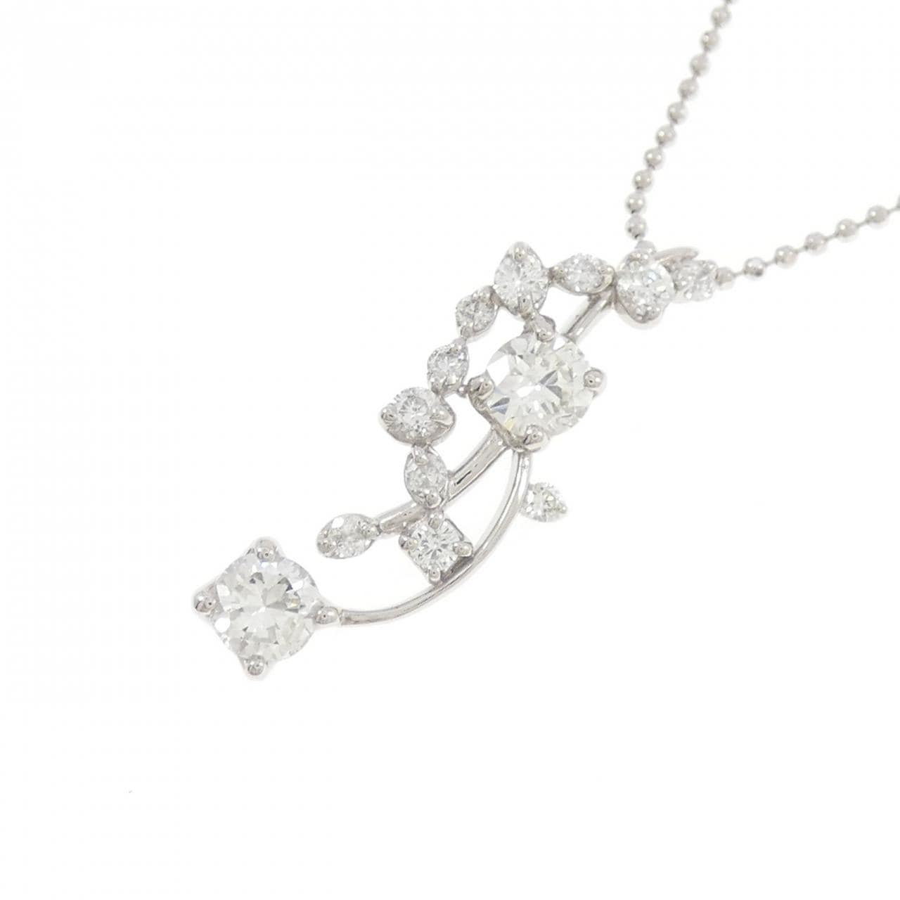 PT900/PT850 ダイヤモンド ネックレス 0.55CT