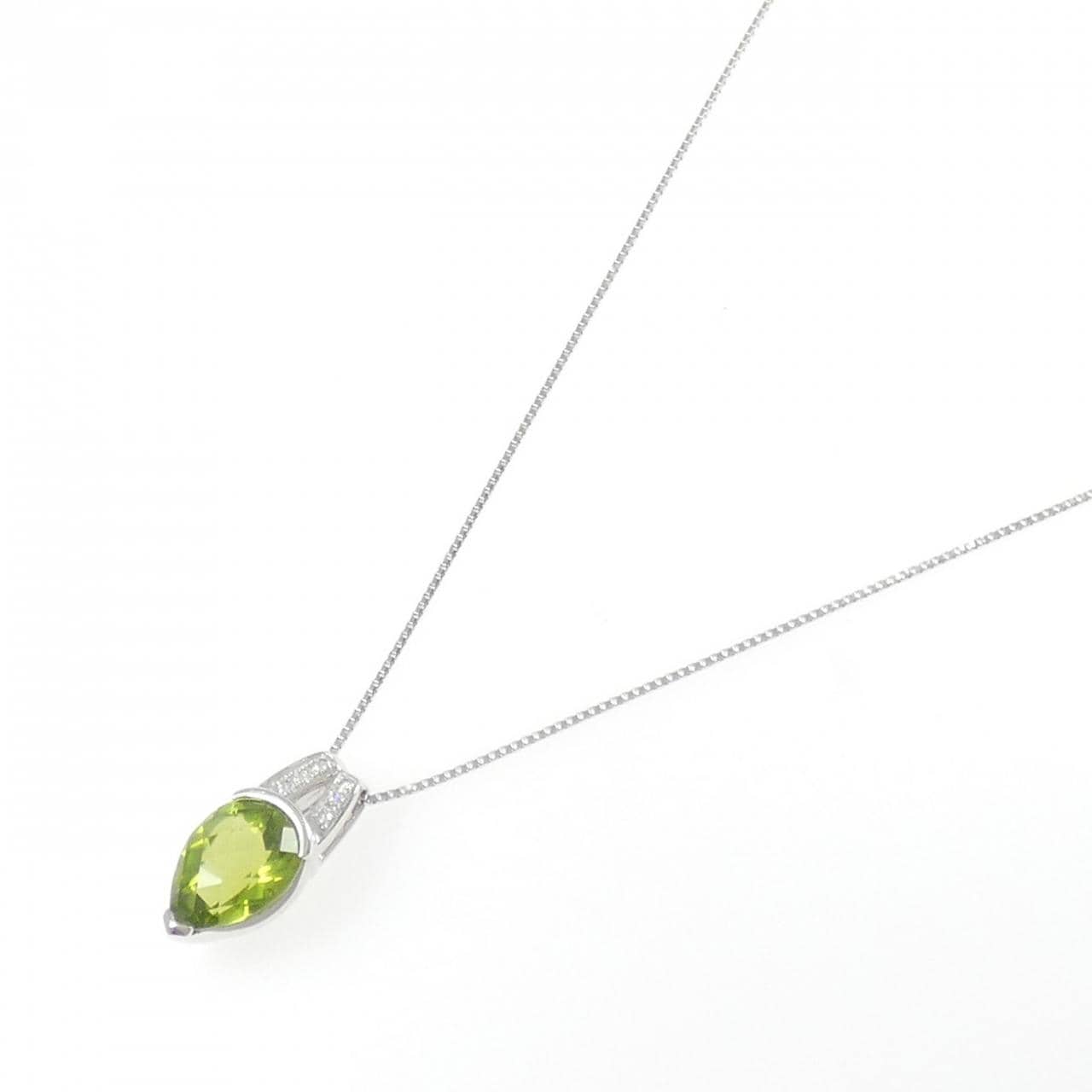 タサキ ペリドット ネックレス 3.69CT