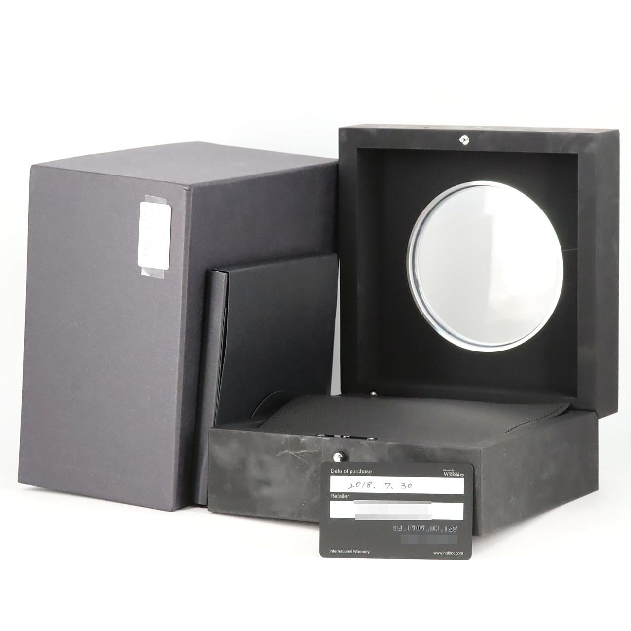 ウブロ クラシックフュージョンクロノグラフチタニウムレーシンググレー 521.NX.7071.LR TI 自動巻