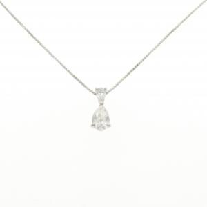 PT950/PT850 ダイヤモンド ネックレス 0.311CT E VS2 ペアシェイプ