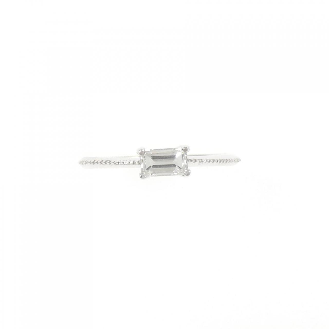 K18WG ダイヤモンド リング 0.30CT