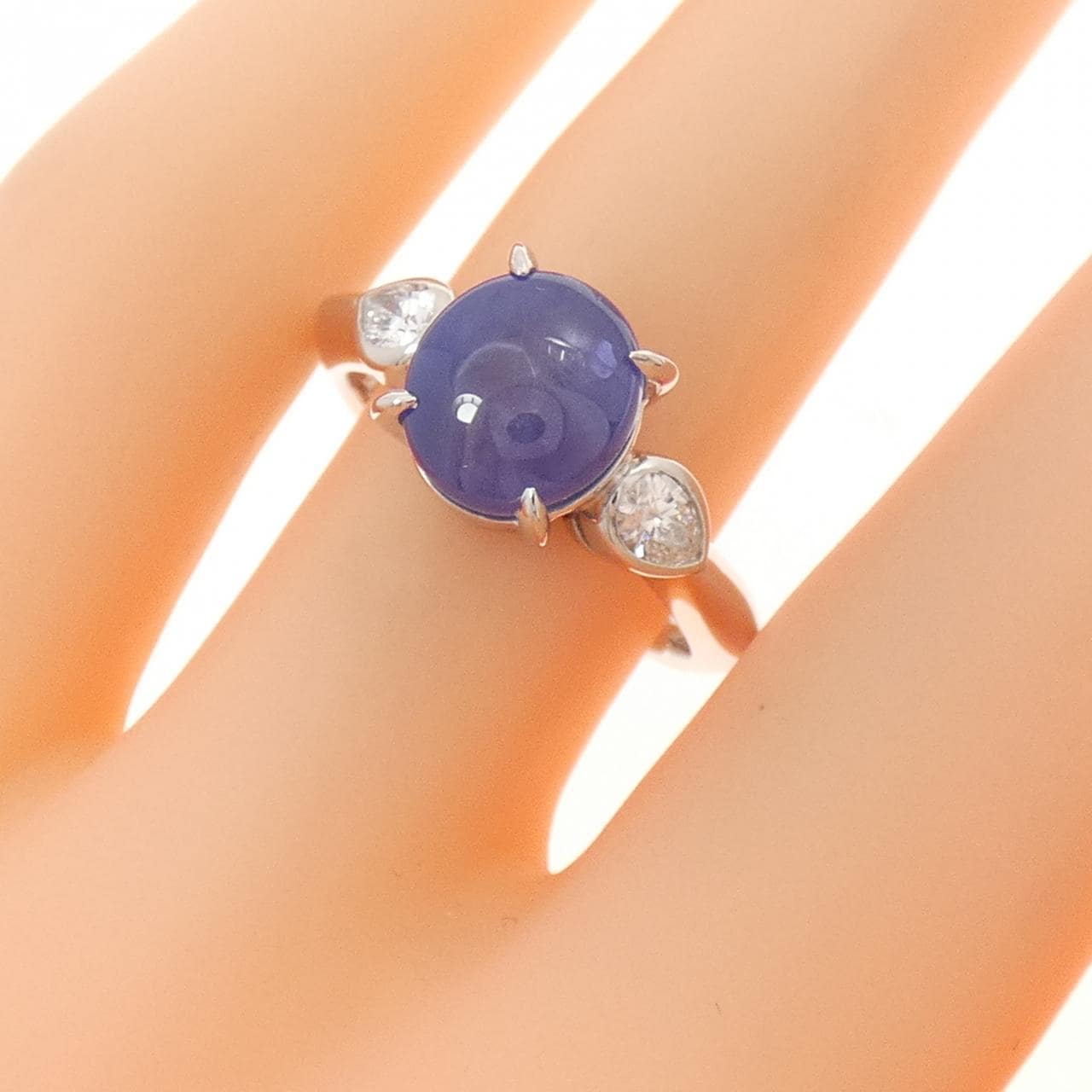 PT900 スターサファイヤ リング 4.80CT
