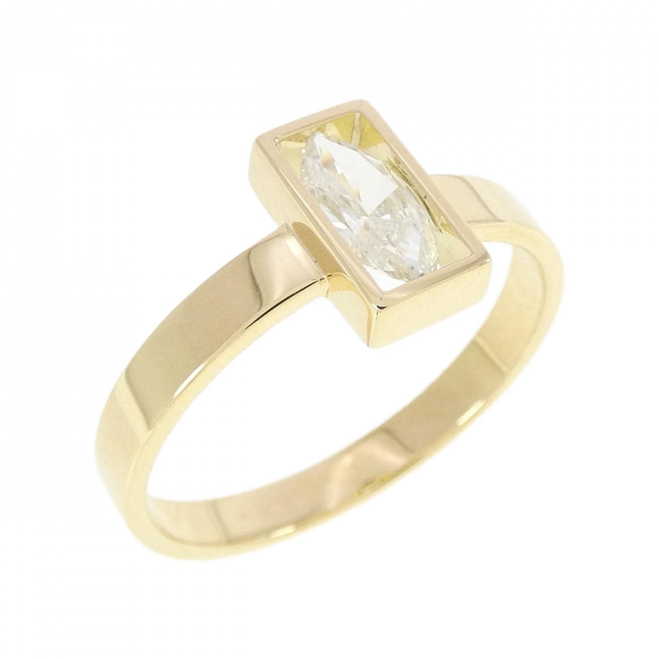 K18YG ダイヤモンド リング 0.306CT