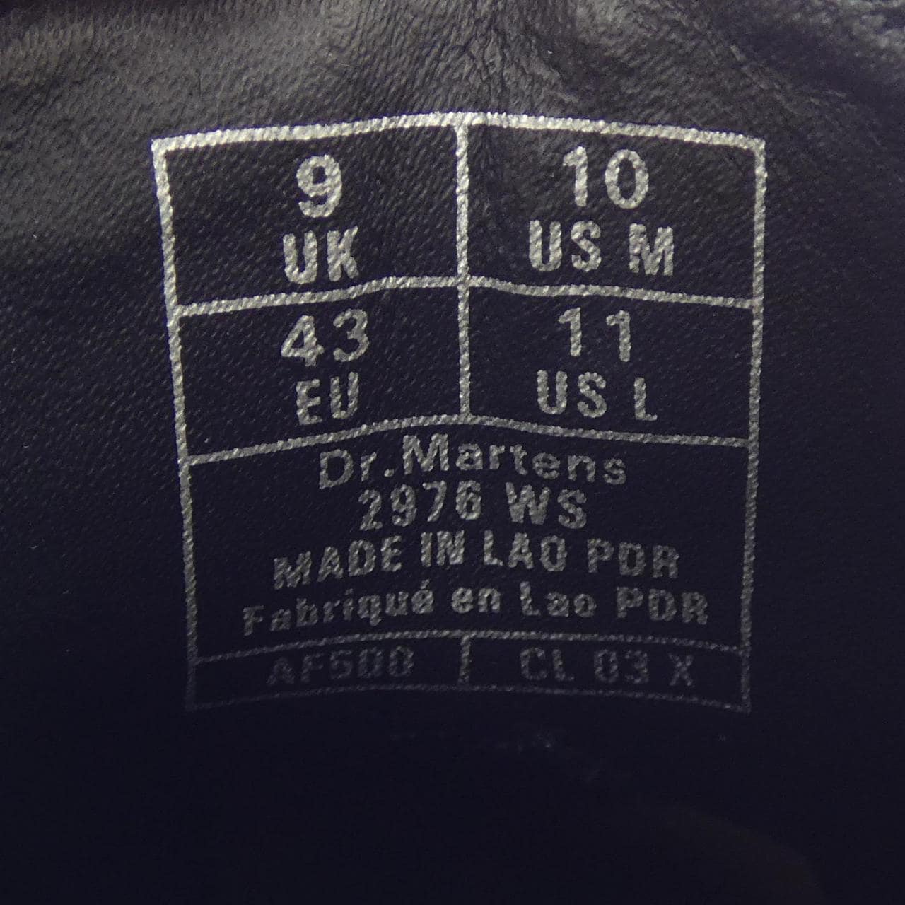 ドクターマーチン DR.MARTENS 2976 WS ブーツ