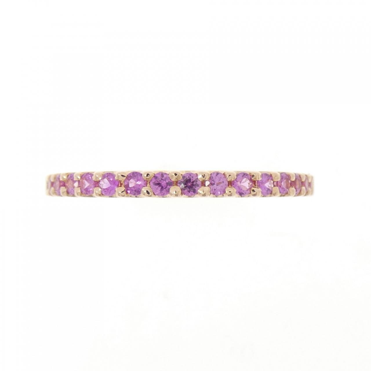 750PG サファイヤ リング 0.33CT