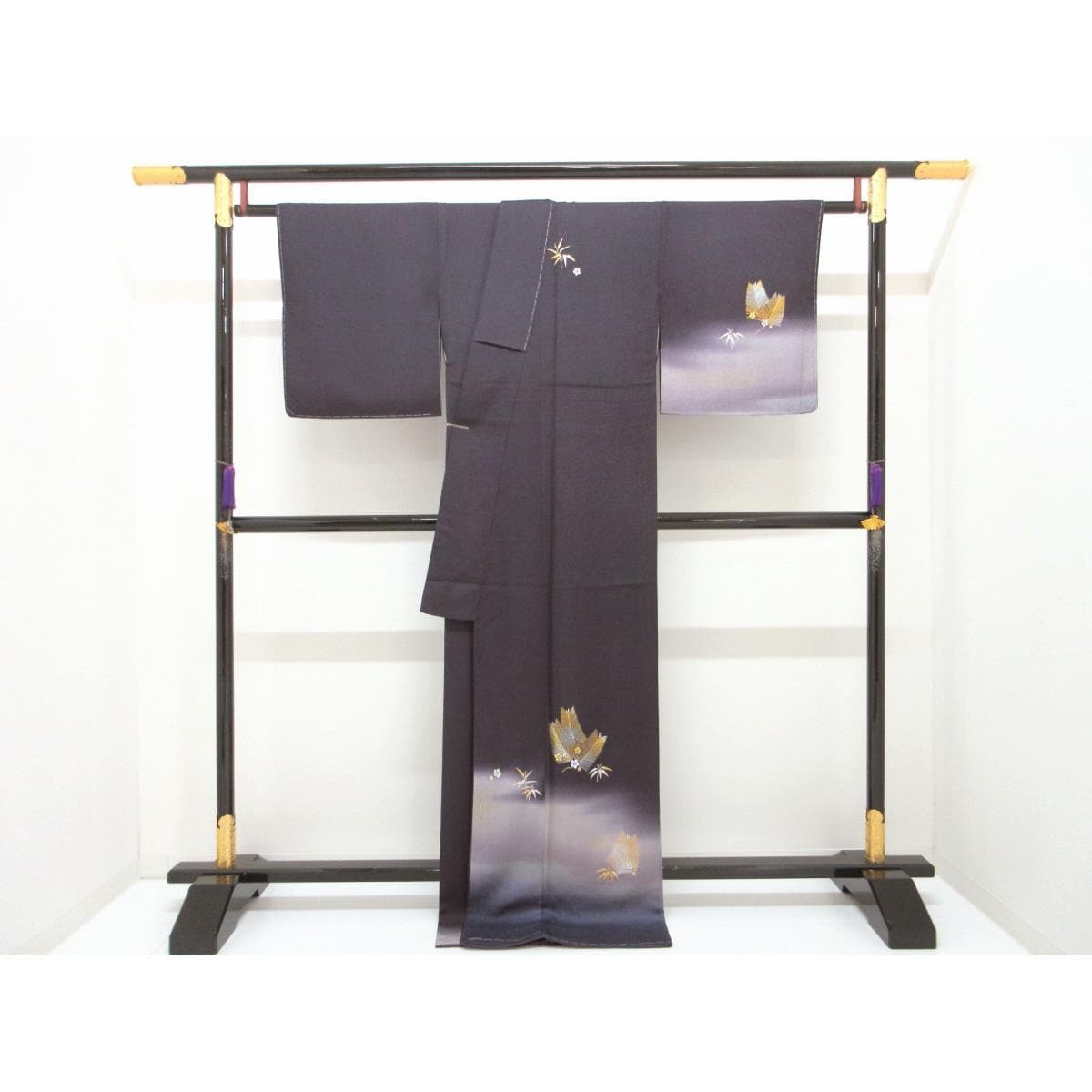 [未使用品] Homongi 金色友禪模糊染色