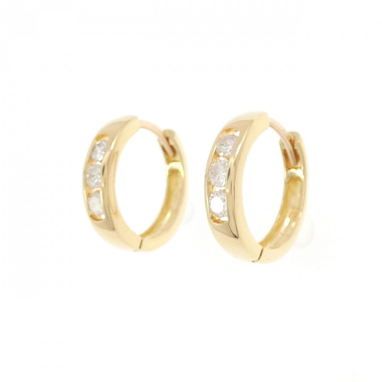 K18YG/K18PG ダイヤモンド ピアス 0.32CT