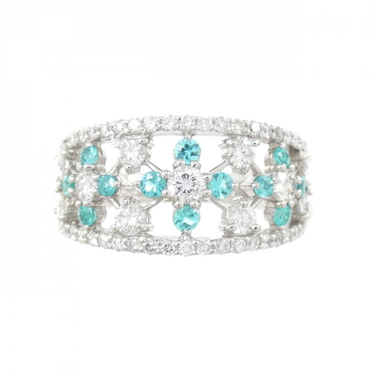 PT900 パライバトルマリン リング 0.24CT