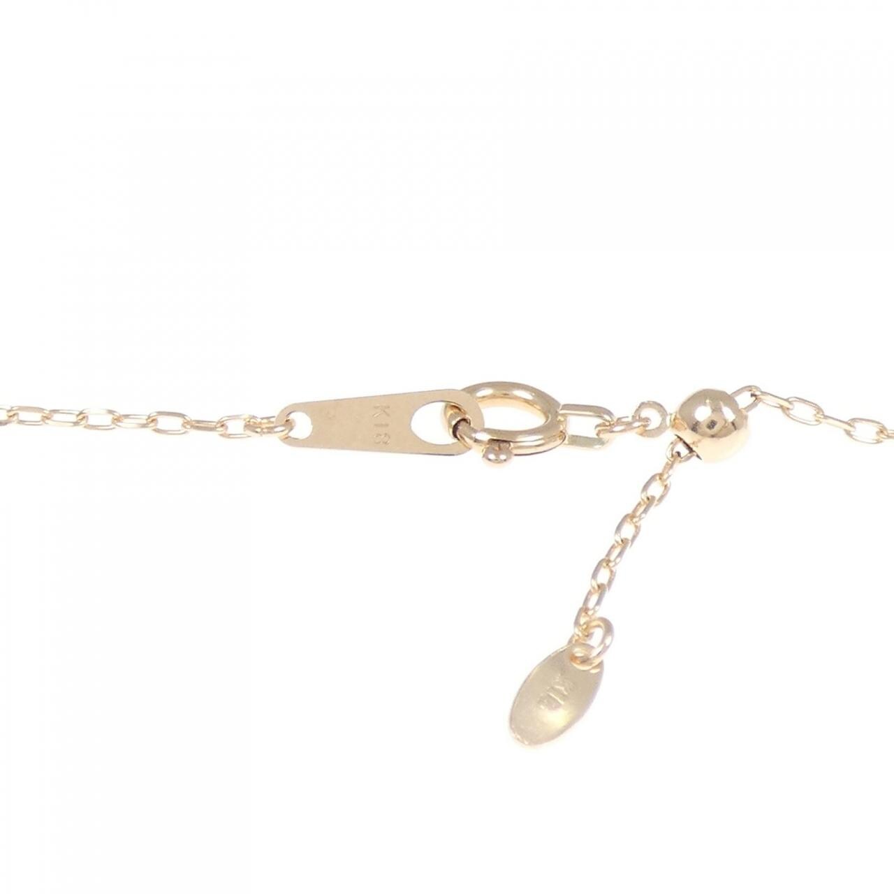 K18PG ハート ダイヤモンド ネックレス 0.34CT