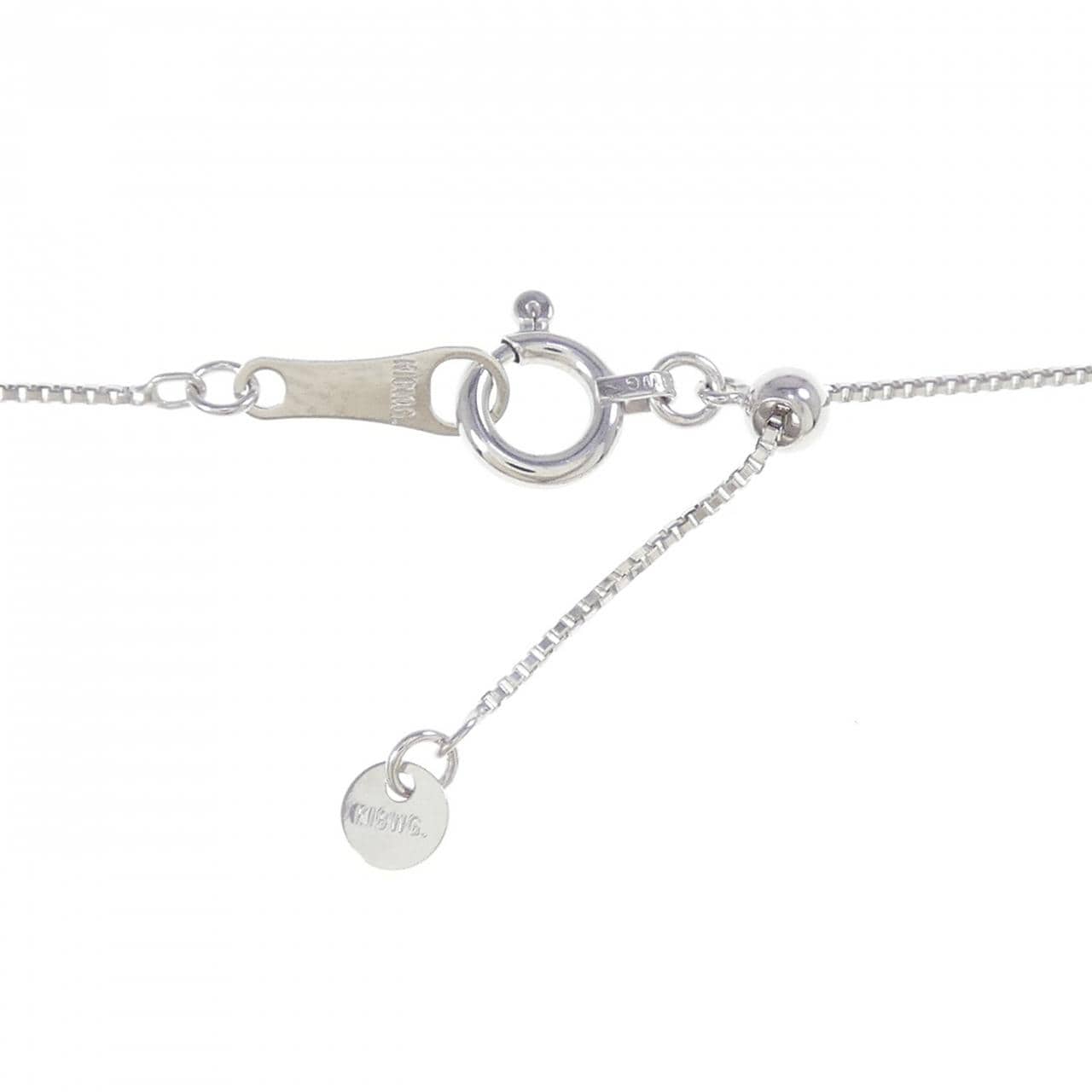 K18WG ルビー ネックレス 0.51CT