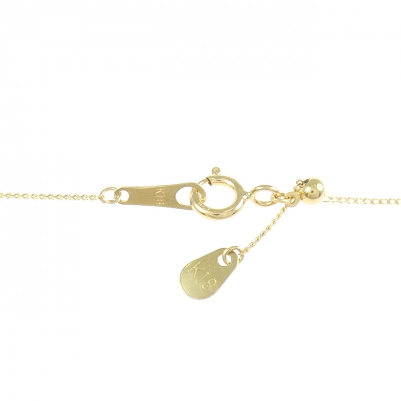 K18YG ダイヤモンド ネックレス 0.27CT