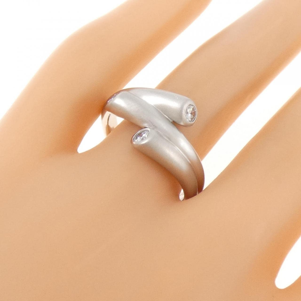 PT900 ピンクダイヤモンド リング 0.11CT