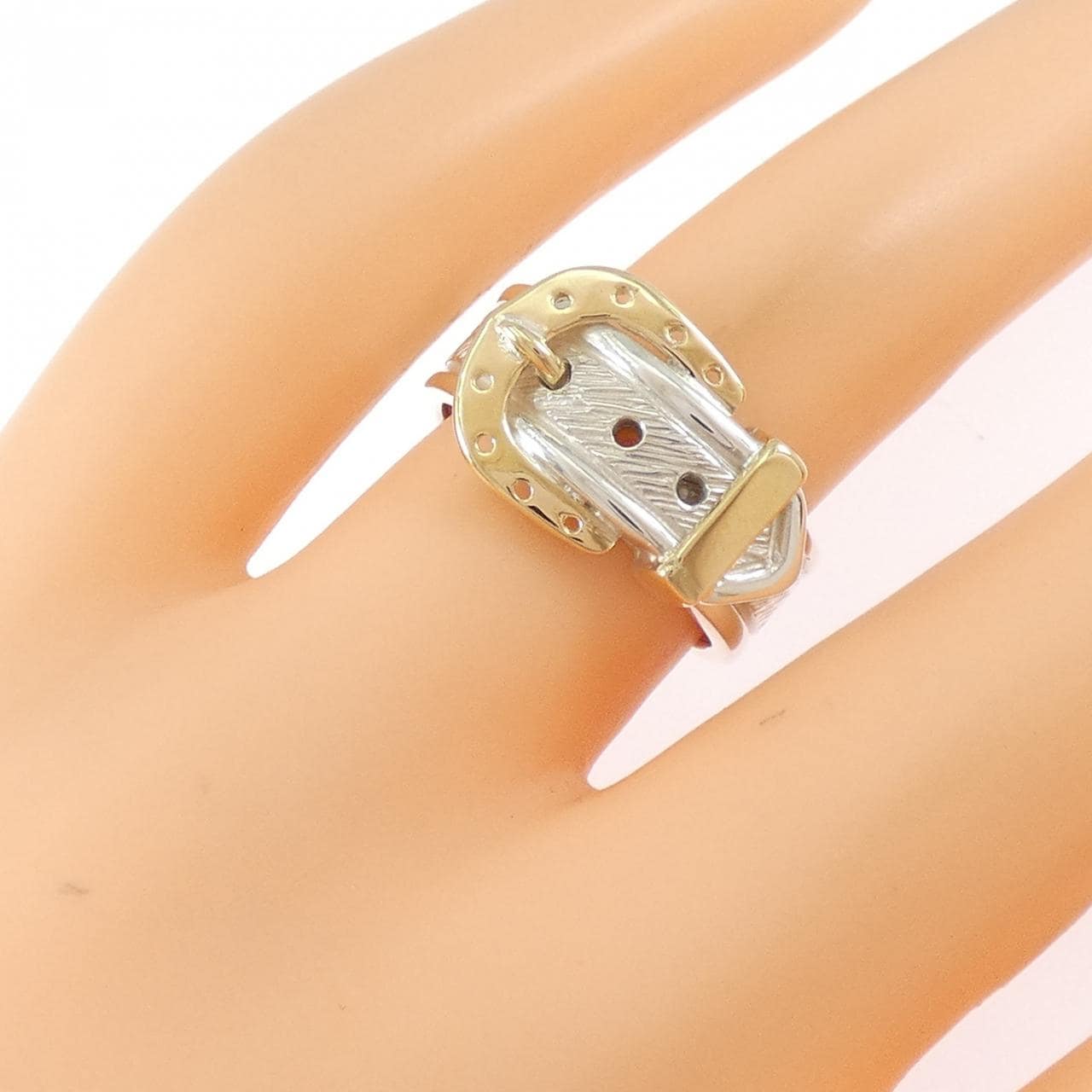 【ヴィンテージ】エルメス ホールマーク ベルト リング