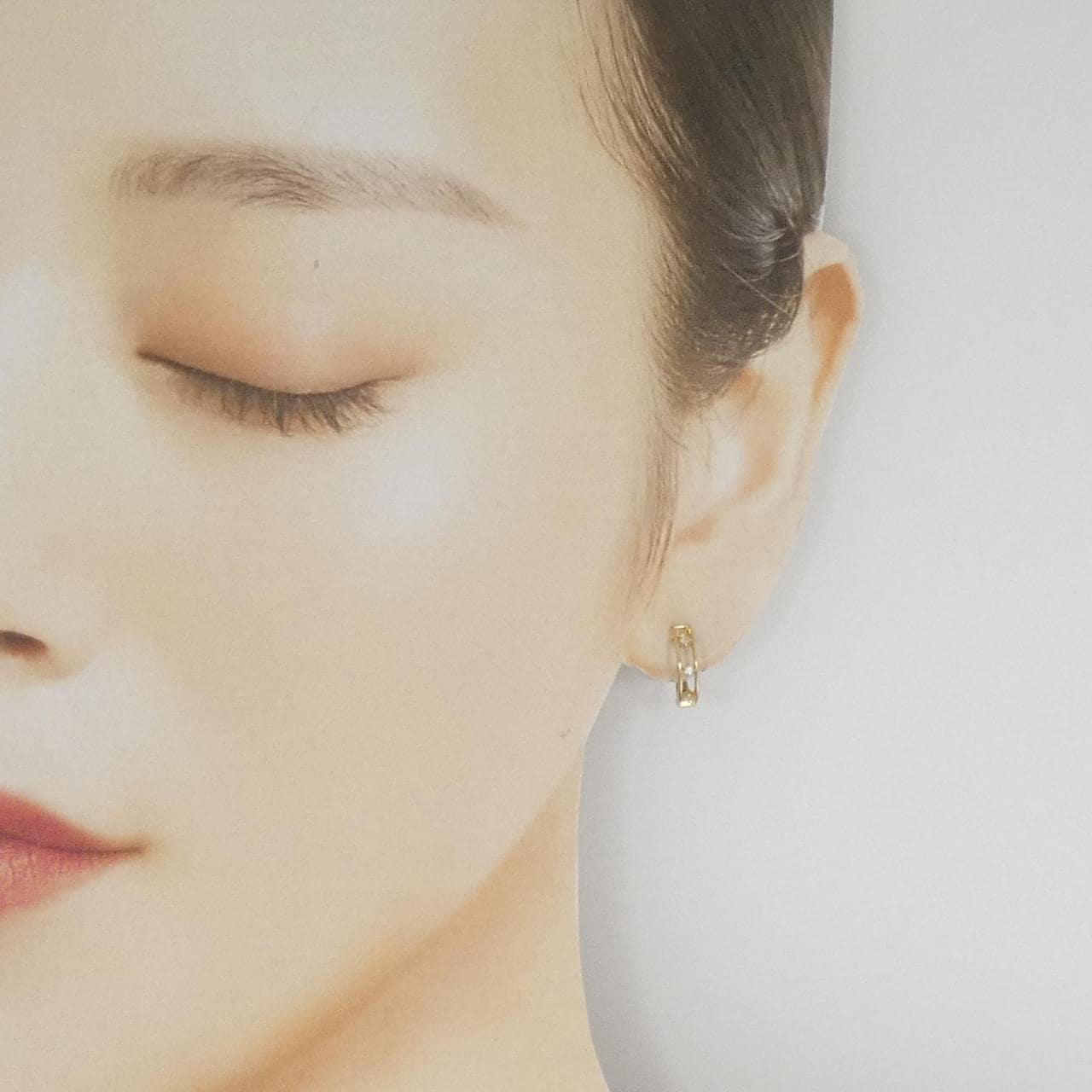 セイレーン　アズーロ ダイヤモンド イヤリング 0.04CT