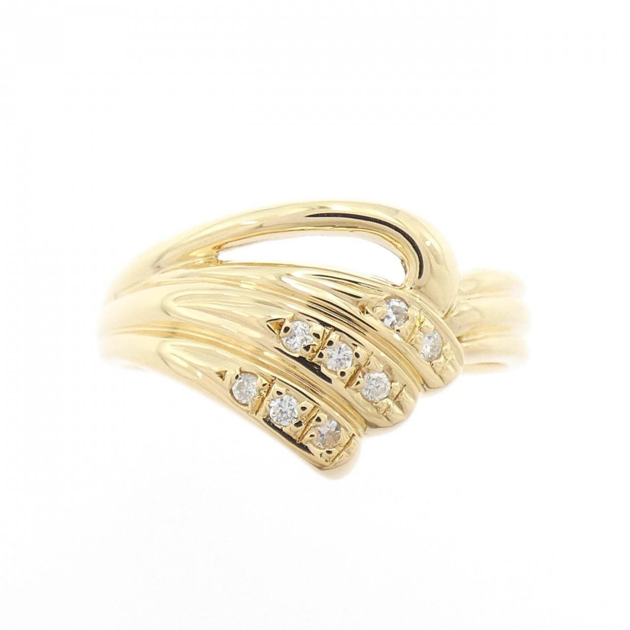 K18YG ダイヤモンド リング 0.05CT