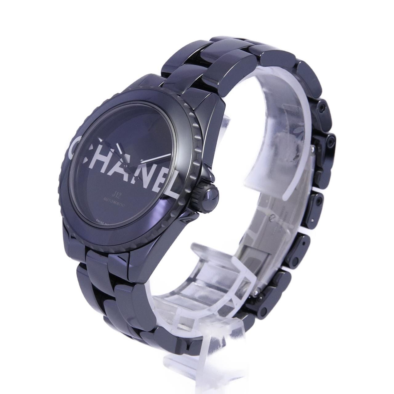 シャネル CHANEL H7418 ブラック メンズ 腕時計