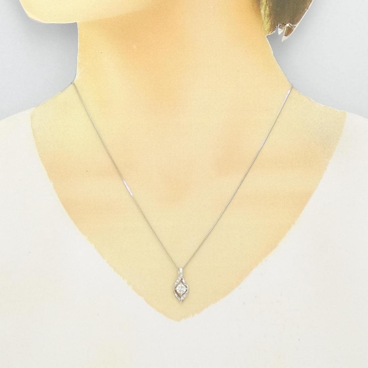 PT ダイヤモンド ネックレス 0.46CT