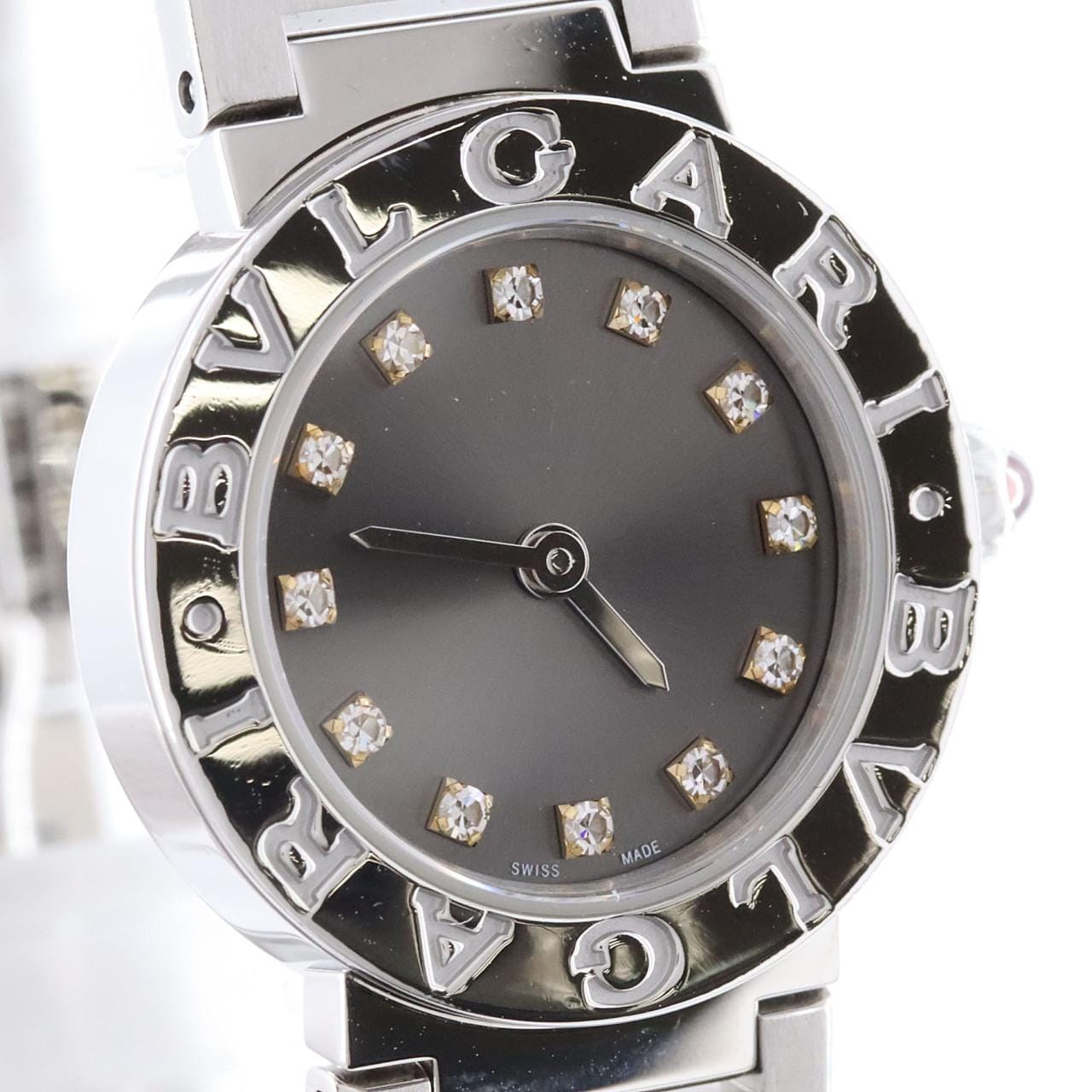 BVLGARI BVLGARI BVLGARI 12P BB23S/BBL23C6SS/12/102942 SS Quartz