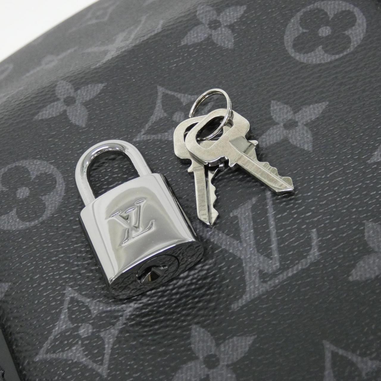 ルイヴィトン モノグラム エクリプス キーポル バンドリエール 55cm M40605 ボストンバッグ