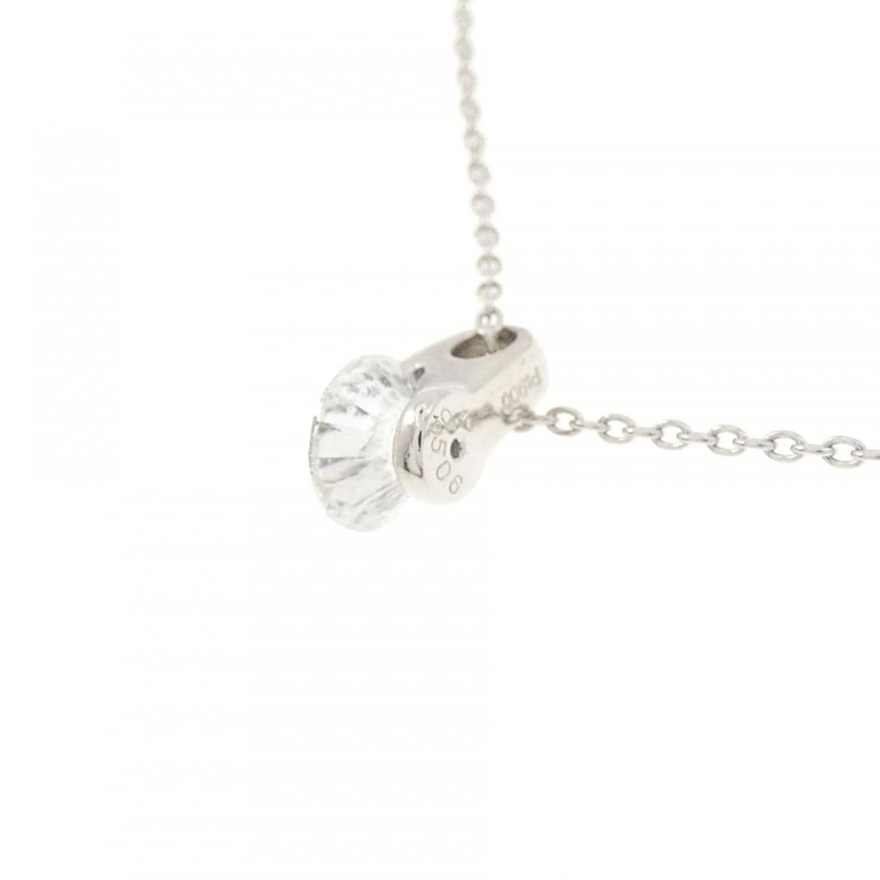 PT900/PT850 ソリティア ダイヤモンド ネックレス 0.506CT
