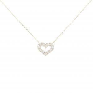 【リメイク】K10YG ハート ダイヤモンド ネックレス 0.30CT