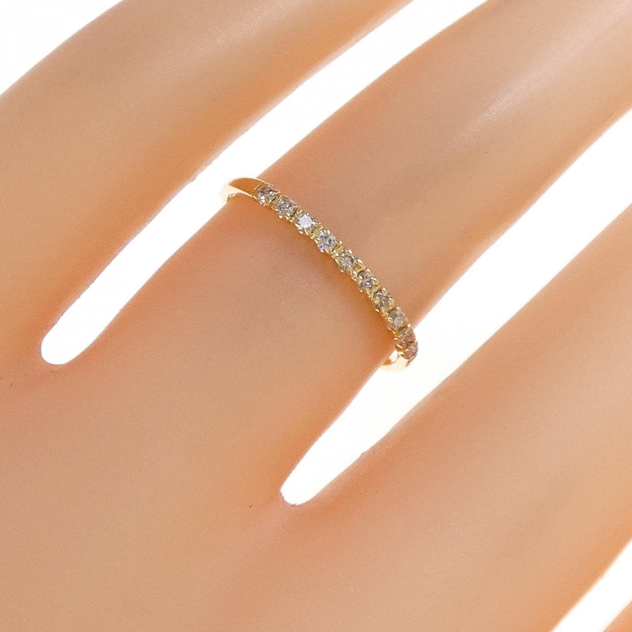 K18YG ダイヤモンド リング 0.10CT