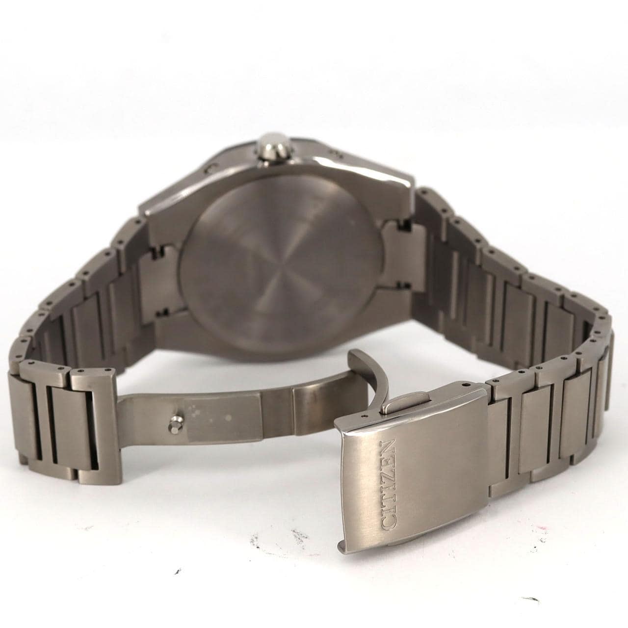 シチズン アテッサ 電波時計 H128-00CWT01/CB3044-55E TI ソーラークォーツ