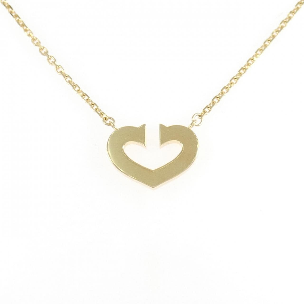 カルティエ Cハート ネックレス