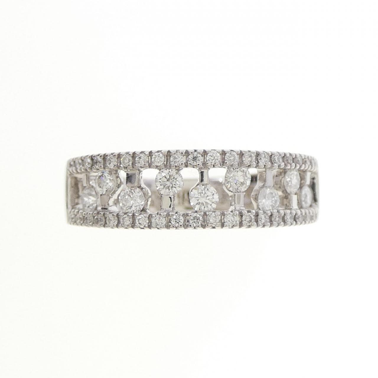 K18WG ダイヤモンド リング 0.46CT