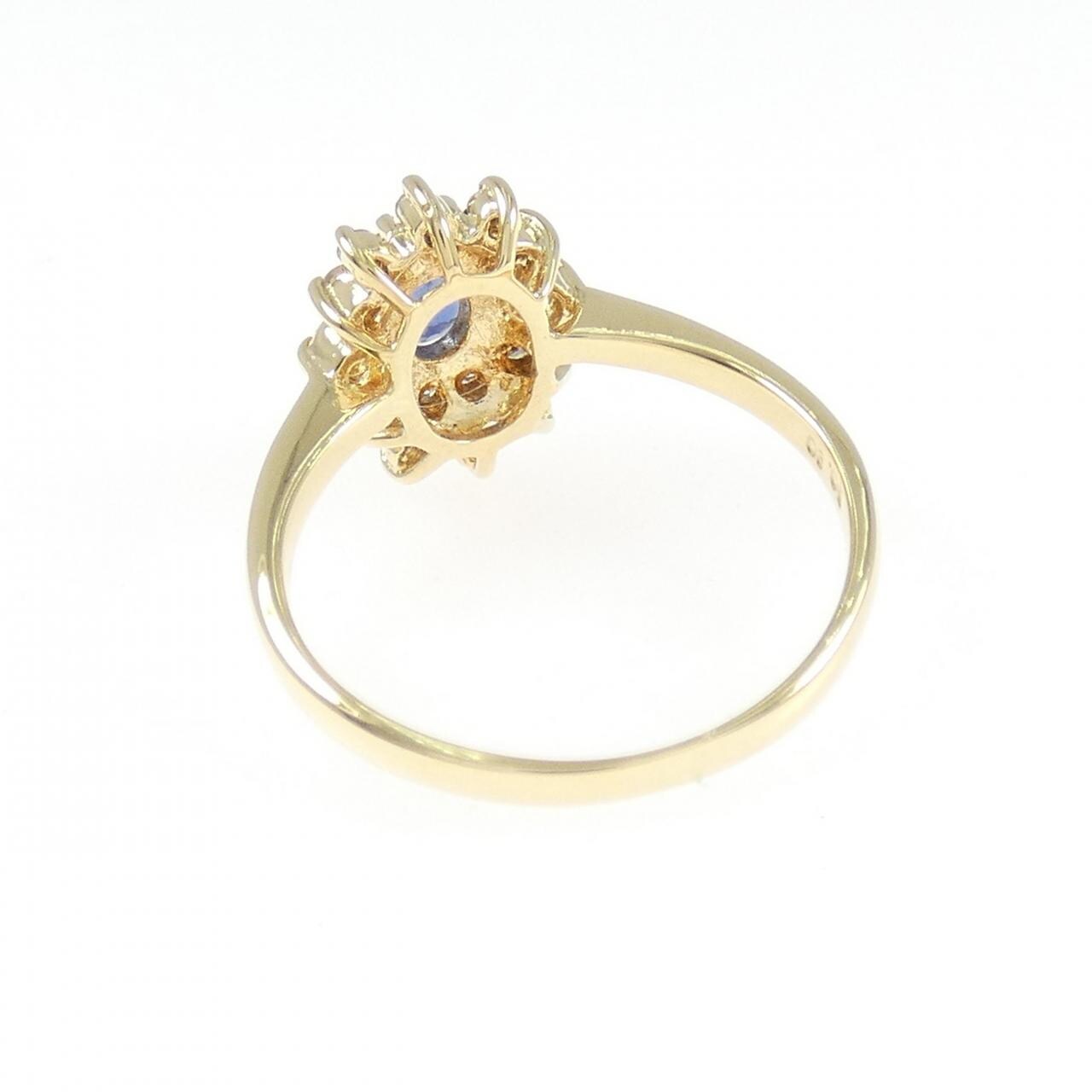 K18YG サファイヤ リング 0.25CT