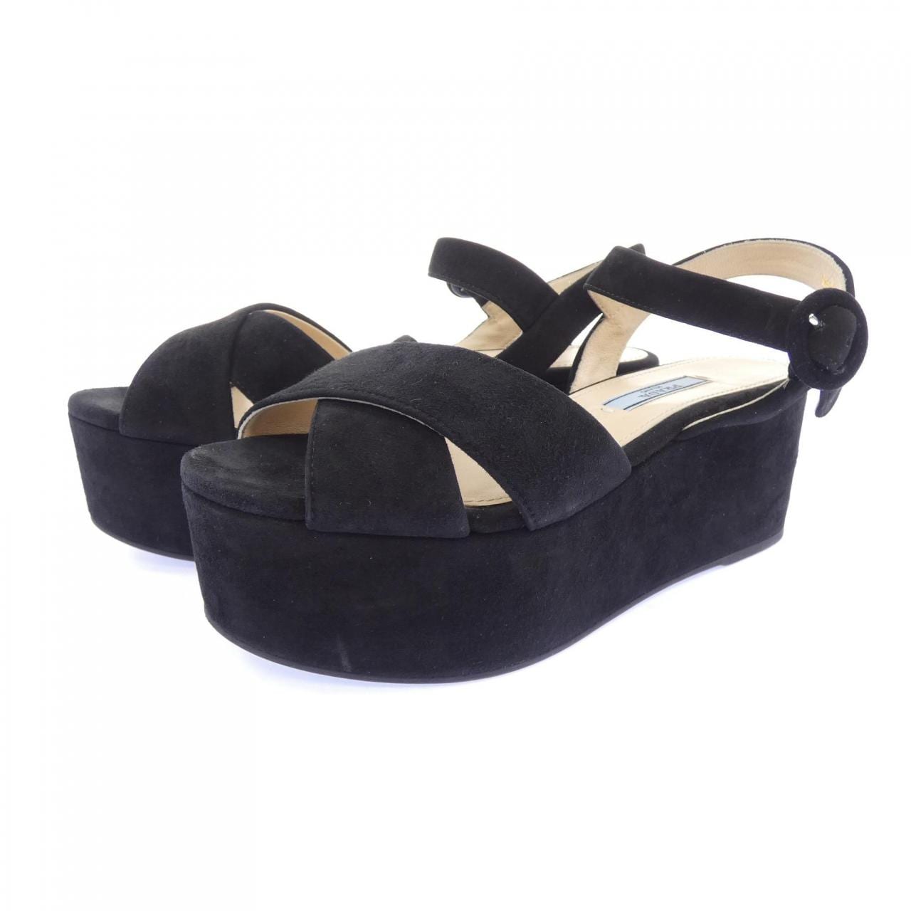 プラダ PRADA プラットフォーム 1XZ672 サンダル