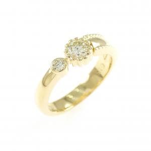 K18YG ダイヤモンド ピンキーリング 0.15CT