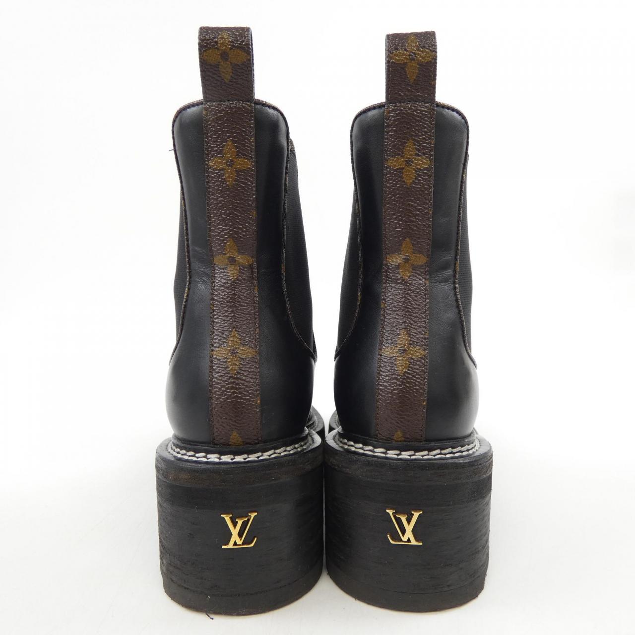 ルイヴィトン LOUIS VUITTON モノグラムキャンバスバックループ LVボブールライン ブーツ