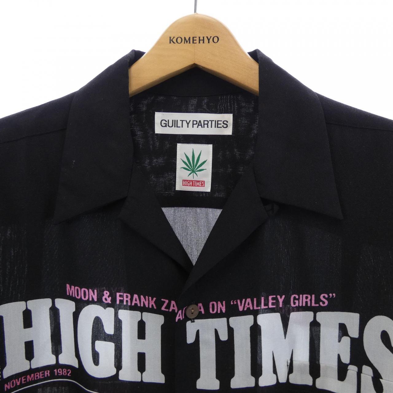 ワコマリア WACKO MARIA HIGH TIMES S／Sシャツ