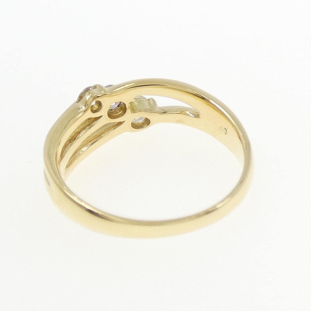 K18YG ダイヤモンド ピンキー リング 0.21CT