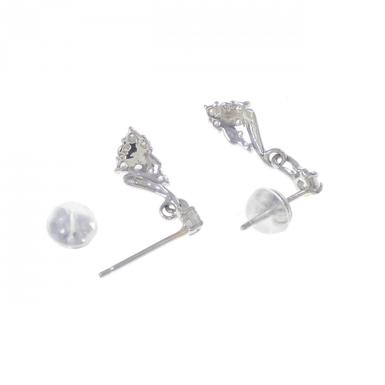 PT900钻石耳环 0.30 克拉