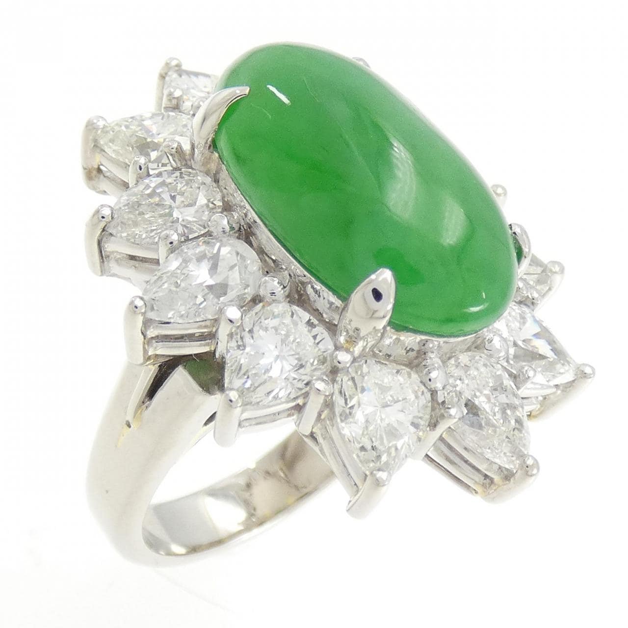 PT900 ヒスイ リング 9.50CT