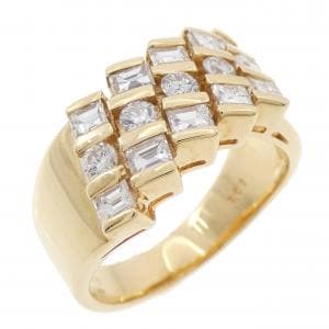 K18YG ダイヤモンド リング 1.01CT