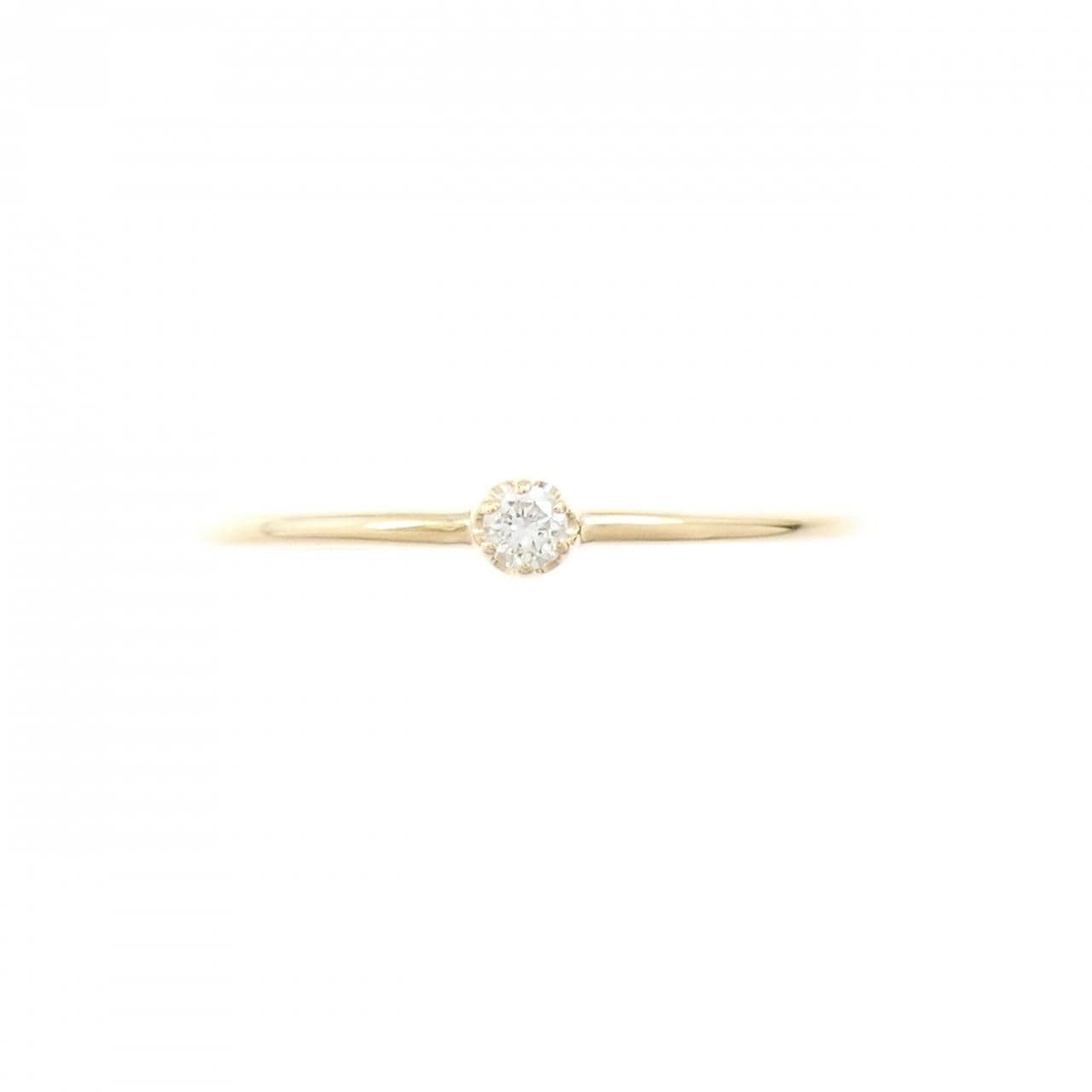【リメイク】K18YG ダイヤモンド リング 0.03CT