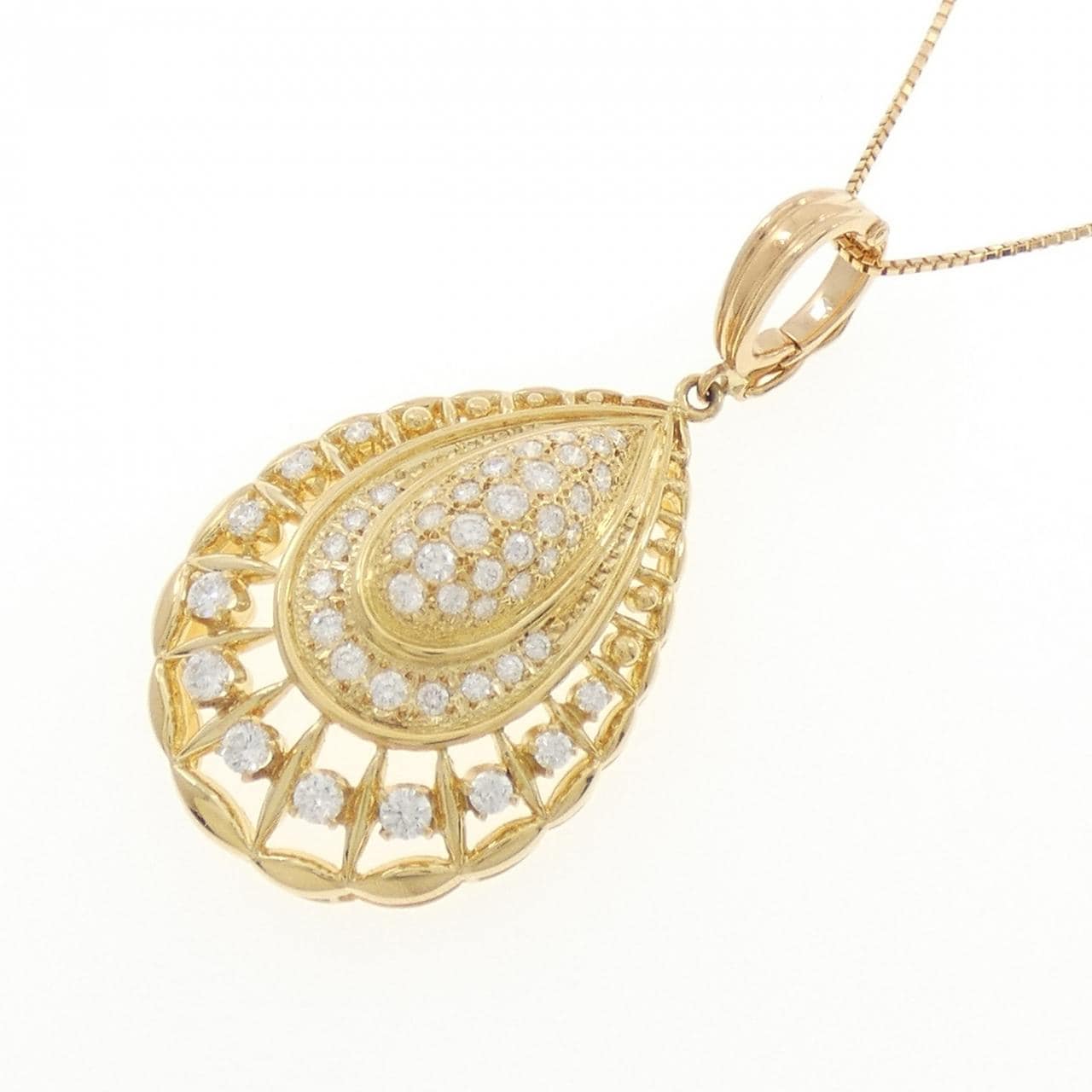 ミキモト ダイヤモンド ネックレス 0.99CT