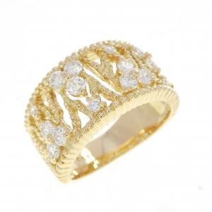 K18YG ダイヤモンド リング 0.61CT