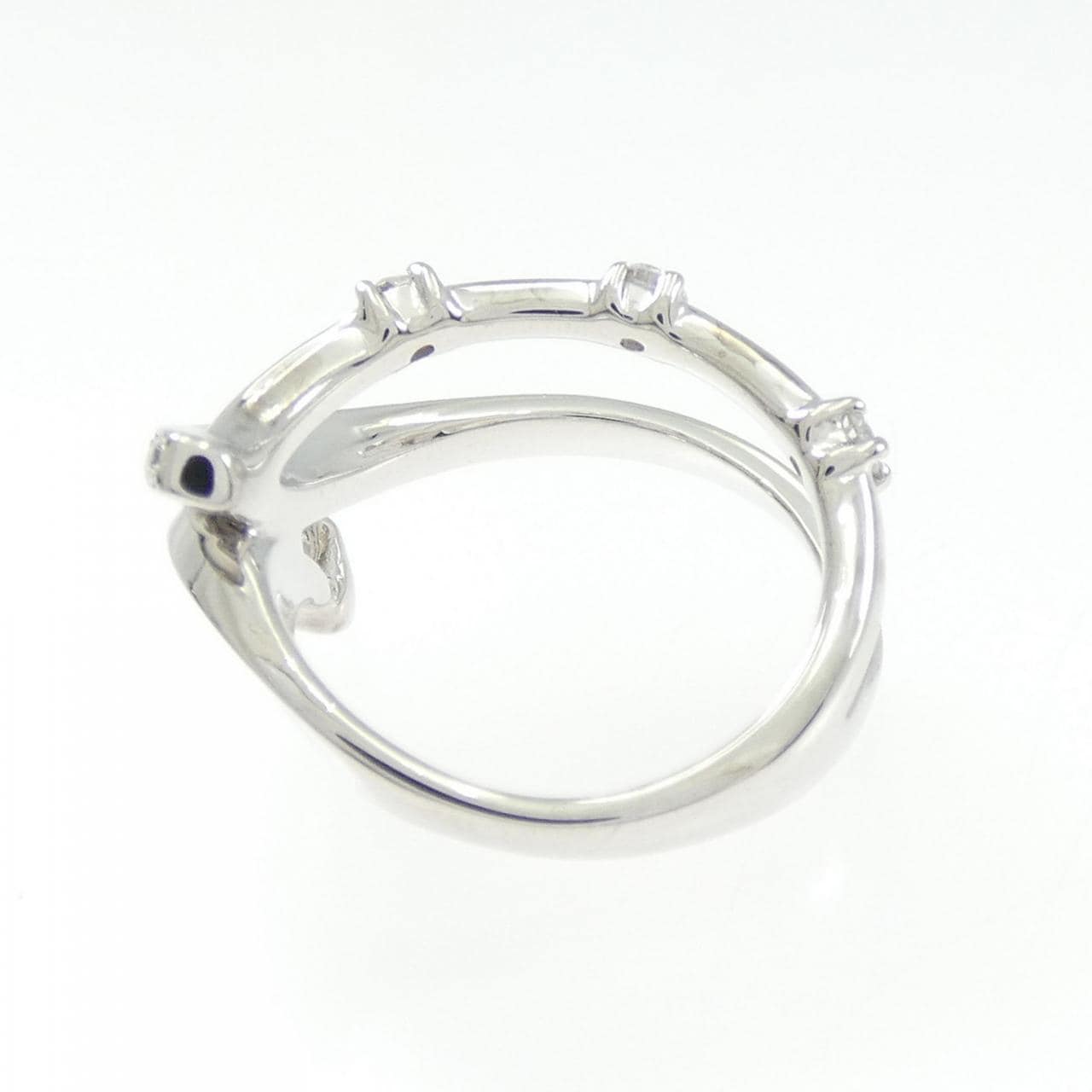 K18WG ダイヤモンド リング 0.10CT