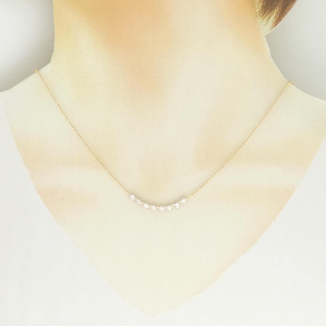 K18PG ダイヤモンド ネックレス 1.00CT
