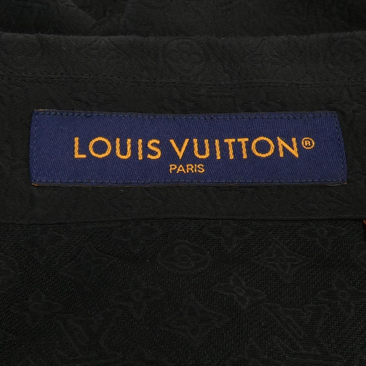 LOUIS VUITTON Mini Monogram Silk Blend Short Sleeve Shirt HPS51WZO6 S/S